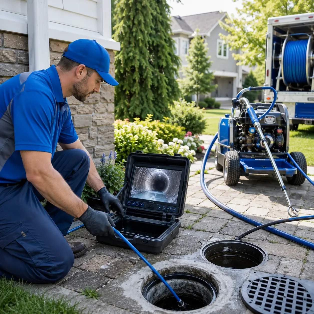 Outdoor drain cleaning professionals serving Sweetwater, OK